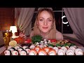 MUKBANG | Домашние роллы/суши  Homemade rolls/sushi не ASMR