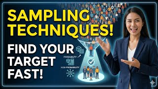 Sampling Techniques Explained: How to Get Perfect Data for Your Study! #research #SamplingTechniques