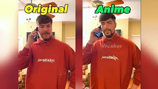 "Mr.Beast Called 911" ( but AI Anime Version )