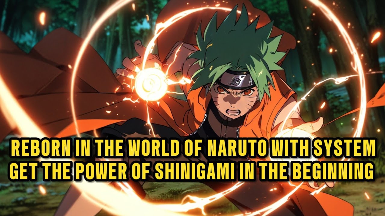 Reborn in the world of Naruto with system gain powers of shinigami in the beginning