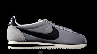 Nike Cortez lona gris. - YouTube