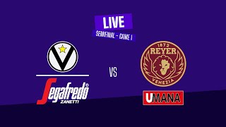 LIVE | Virtus Segafredo Bologna vs. Umana Reyer Venezia | LBA Playoff UnipolSai 2024 | G1