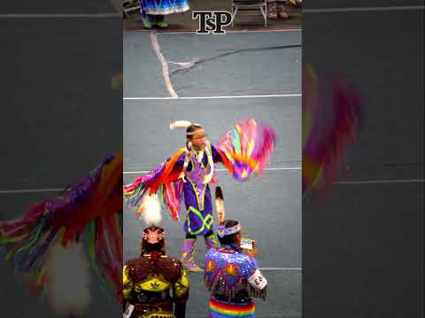 2024 FSIN Powwow JR Girls Fancy Indigenous Canadianculture Nativeamerican
