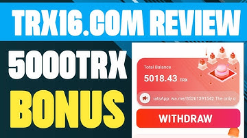 LIVE WITHDRAWAL PROOF | MAKE MONEY WITH TRX16 | BEST CLOUD MINING PROJECT 2022