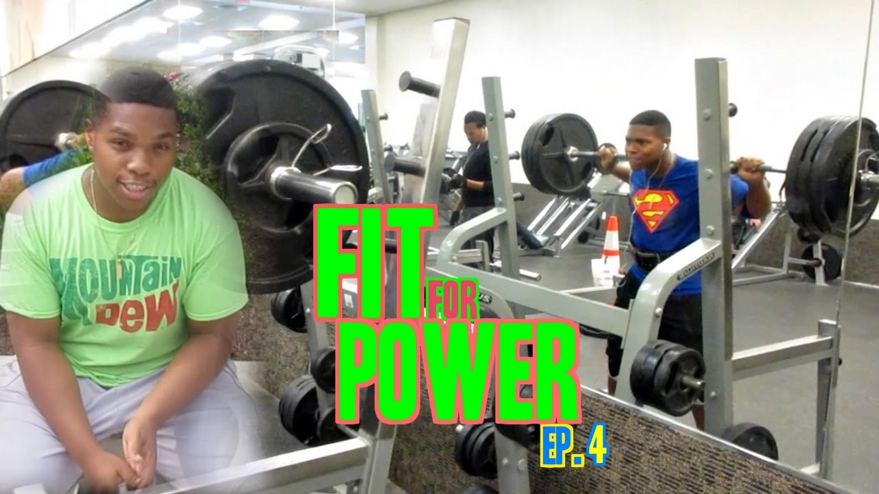 Squat Routine PR 335lbs. Teen Powerlifter Usain Bolt Cardio Squat Depth Fit For Power Ep