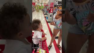 Toddler Gets Scared By Aunt Wearing Dinosaur Mask On Her Face - 1206281