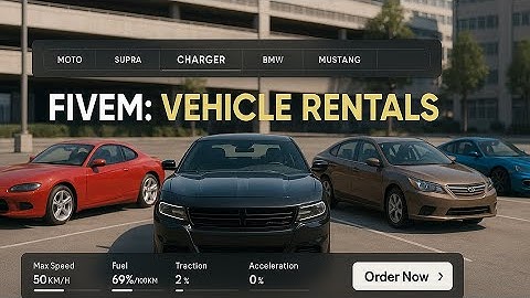 Ultimate FiveM Vehicle Rental System | Complete Player Experience | Custom UI & 3D HUD