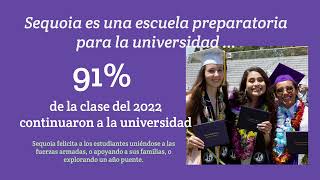Sequoia High School Bienvenidos Estudiantes 2023