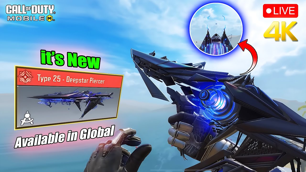 🔴4k CODM LIVE - New Mythic TYPE 25 - Deepstar Piercer Live| Call of ...
