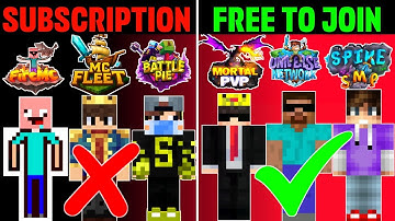 Top 10 Best Public Minecraft Servers Run By Indian Youtubers | Free To Join #proboiz95 #senpaispider
