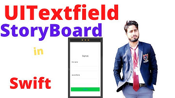 Textfield by using storyboard in swift