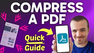 How to COMPRESS a PDF in Adobe Scan (Step by Step) 2025
