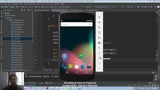 ANDROID PRACTICAL 72 | HANDLING EVENTS IN FRAGMENTS | FRAGMENTS