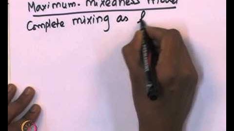 Mod-01 Lec-35 Residence time distribution: Performance of non-ideal reactors