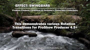ProShow Producer TRANSITIONS: SwingBars