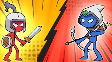 Merge Stickman - Stick War - Part 1 Level 1-18 - Gameplay Walkthrough(iOS,Android)