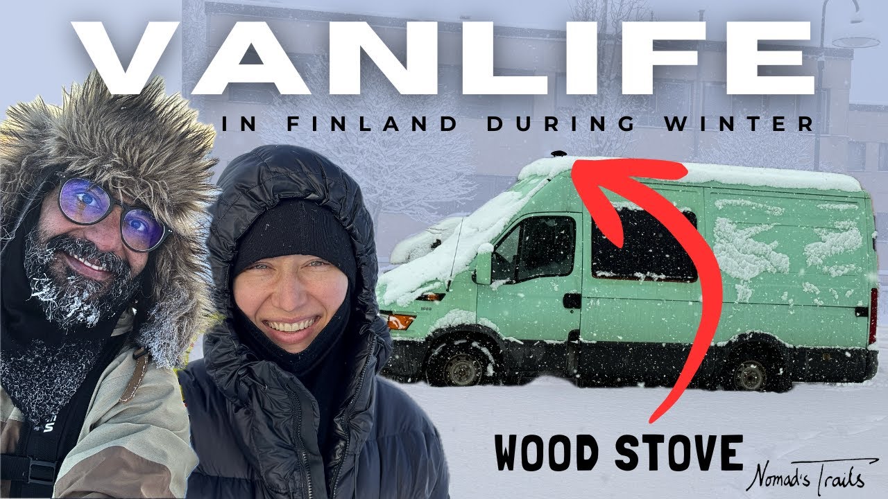 How to Survive WINTER Van Life in FINLAND - No INSULATION- Low Budget ...
