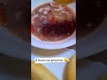 Nilagang saging e tuslo sa ginamos (boiled banana)