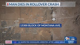 Man dies in rollover crash in East El Paso County