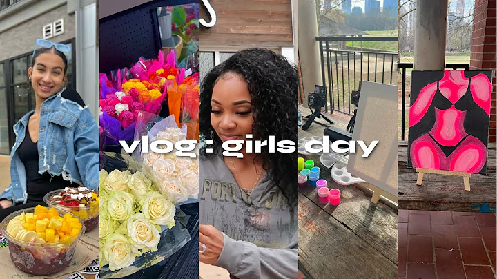 vlog : girls dayy (aa bowls, painting, target, & vibing)