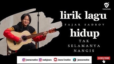 HIDUP TAK SELAMANYA NANGIS - OFFICIAL MUSIC VIDEO LIRIK