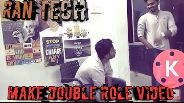 (HINDI)how to make  double role character video  in mobile|kinemaster full tutorial|video layer
