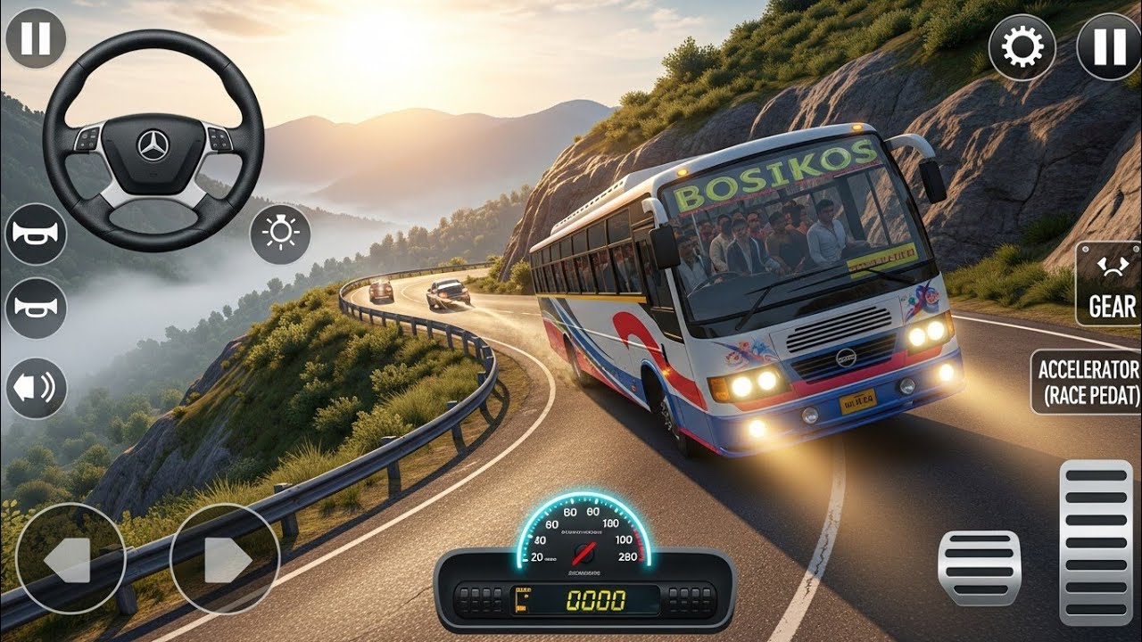 EXTREME Desi Bus Drive on Dangerous Mountain Road | Bus Simulator International 2026