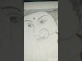 Mata Rani Pencil Sketch ✍️ | Navratri 2025 Art | Jai Mata Di 🙏 #shorts