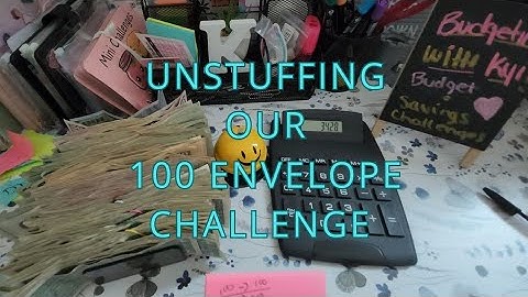 UNSTUFFING MY 100 ENVELOPE SAVINGS CHALLENGE | JULY 2025| 1 YEAR OF SAVINGS ON A LOW INCOME!