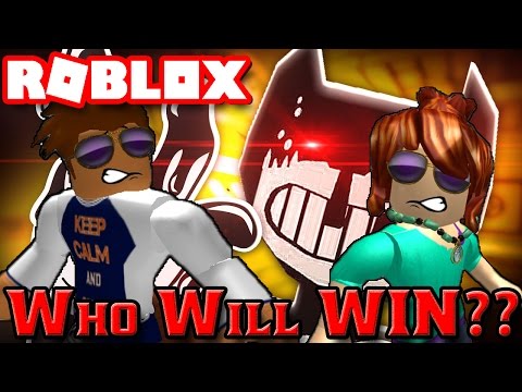 Escaping Bendy With My Daughter Who Will Win Roblox - roblox escape do bendy escape bendy obby youtube