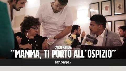 "Mamma ti ho portato all'ospizio" - lo scherzo dei figli alle mamme [candid camera]