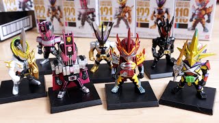 シクレはコンプリートフォーム21！食玩 コンバージ仮面ライダー21 全7種レビュー！セイバーエレメンタルプリミティブ・エスパーダ・最光エックスソードマン・ザイア・サウザー