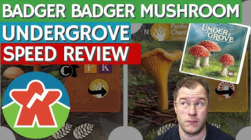Undergrove - Board Game Review - Badger Badger Mushroom Mushroom . . .