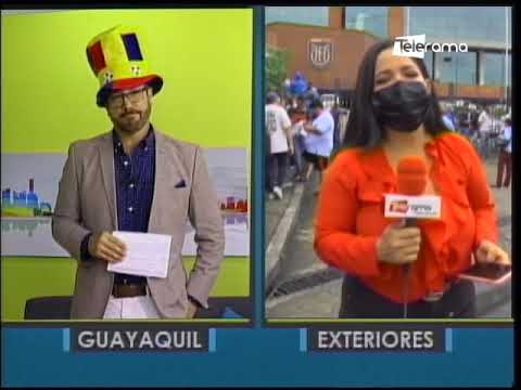 Gran afluencia de personas en matriz de la FEF por venta de boletos para partido Ecuador vs Argentina