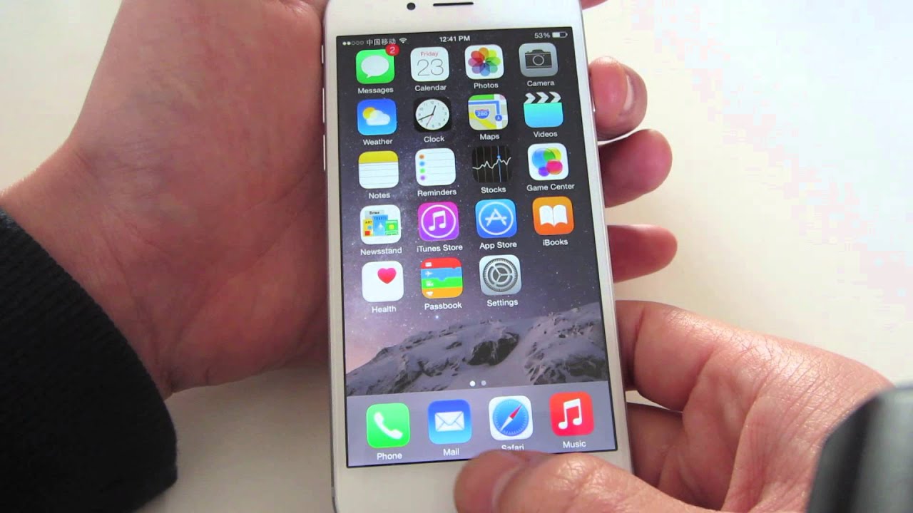 Iphone 6 6 Plus How To Take A Screen Shot Youtube