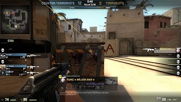 CS:GO De_Mirage Ace / 4 V 1 Clutch!