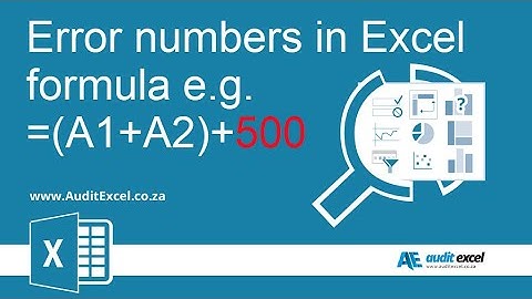 Find all hardcoded numbers in Excel formulas- avoid spreadsheet errors