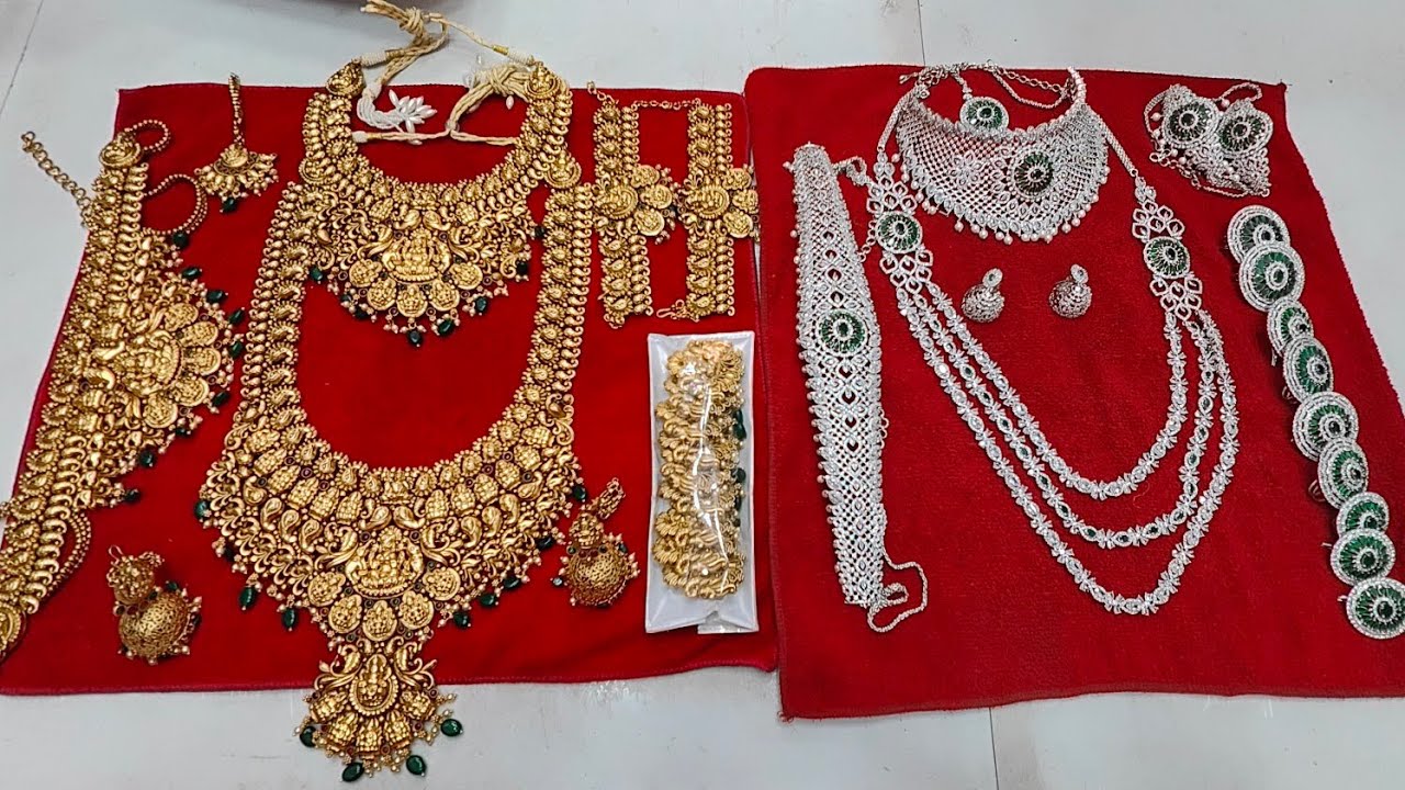 Chickpet Bangalore Wholesale Imitation Jewellery Shop 30Rs Only/Bridal