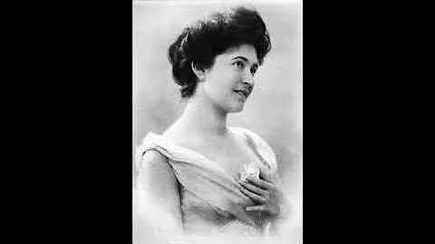Selma Kurz (soprano) - An der schonen blauen Donau...