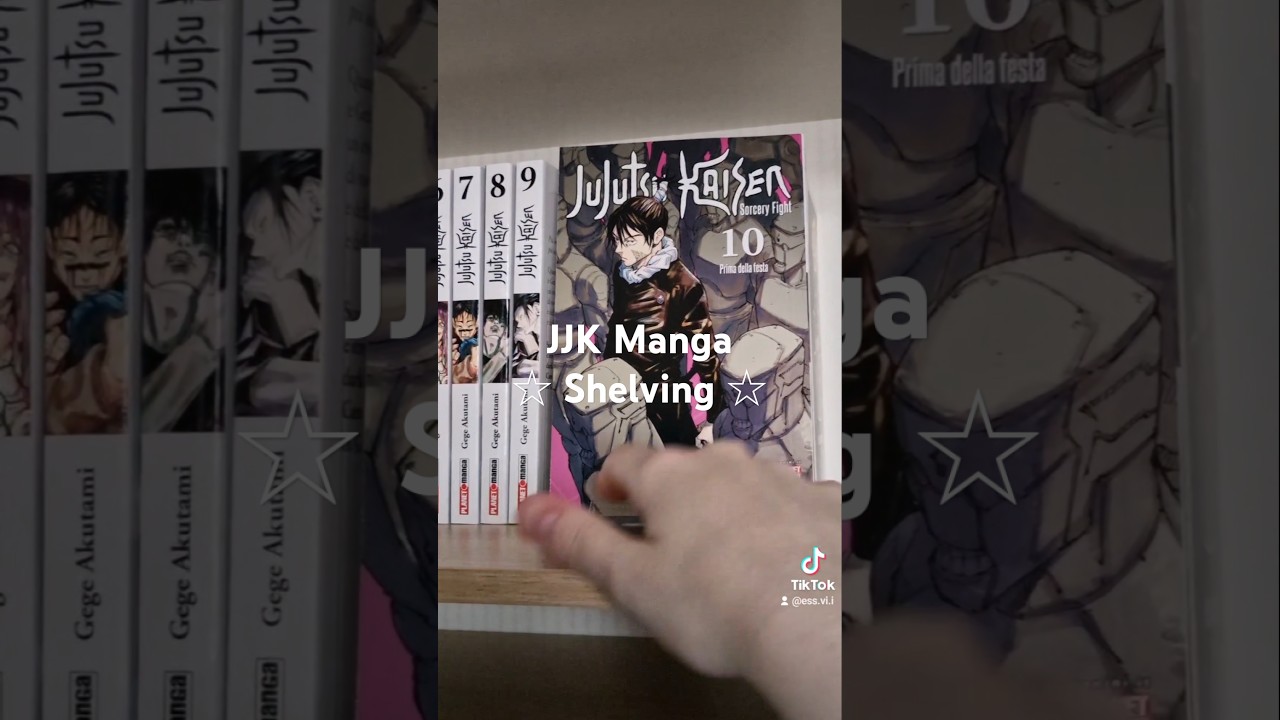 JJK Manga Shelving *⁠.⁠✧ 