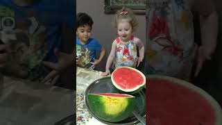 صباح البطيخ 🍉😂  #watermelon #short