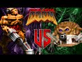 Cyberdemon vs Arachnotrons | Brutal Doom 2 | Monster Infighting