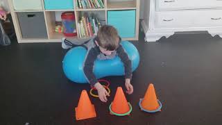 Core Strength With Cones and Rings