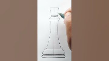 Drawing the Chess King #shorts #chess #king