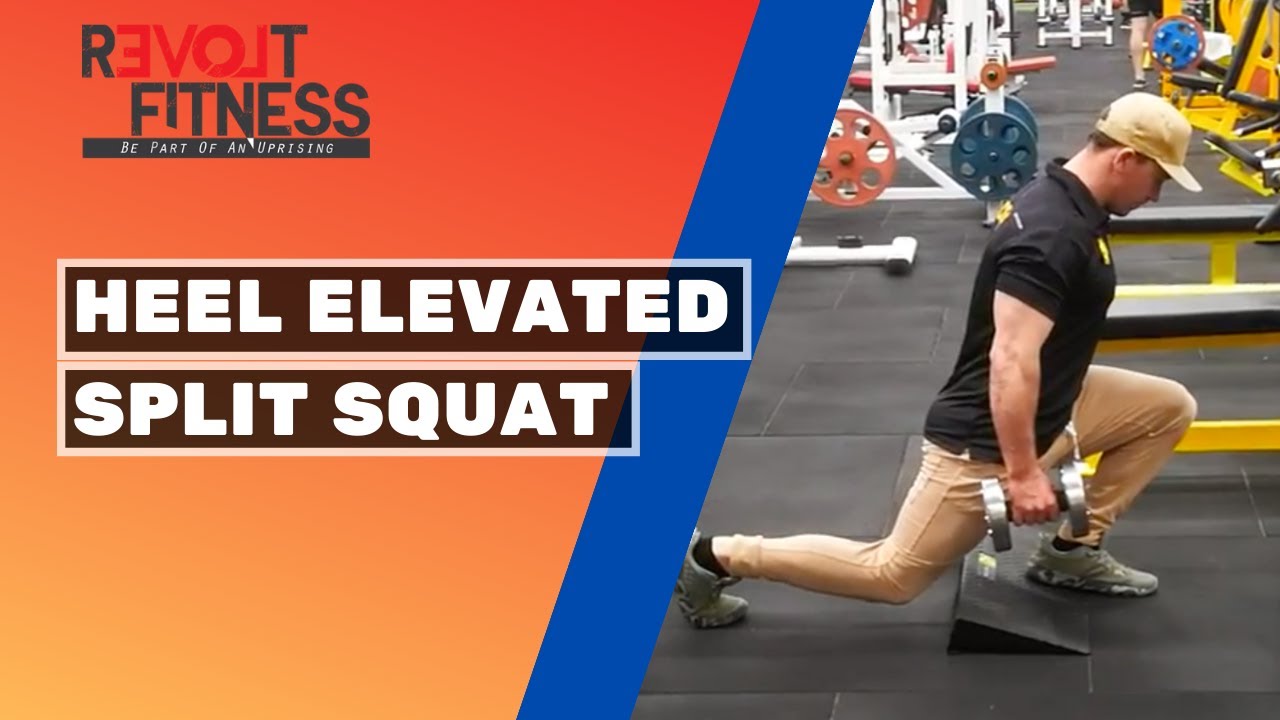 Heel Elevated Goblet Squat - YouTube