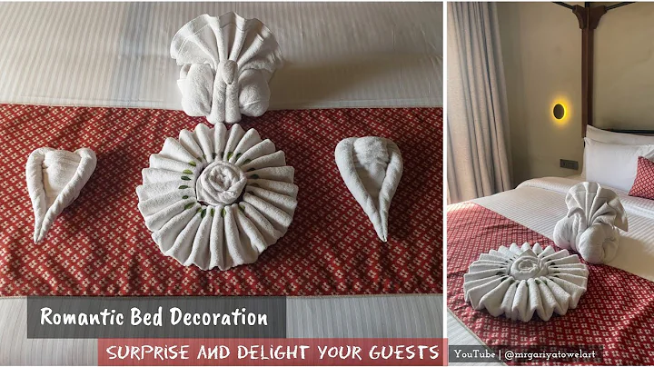 Transform Your Bedroom With Romantic Towel Art Decor | Easy Bed Decoration Ideas