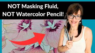 Not Masking Fluid  This Watercolor Trick Is A Game Changer For Fine Lines