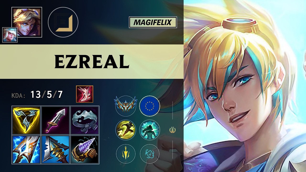 MagiFelix) Ezreal ADC vs Kennen - EUW Challenger Patch 26.18 - YouTube