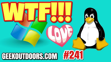 MICROSOFT JOINS LINUX??!!! Geekoutdoors.com EP241