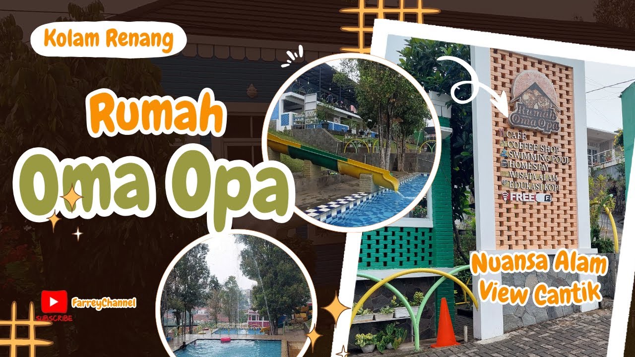 Kolam Renang Rumah Oma Opa | Wisata Bandung Timur